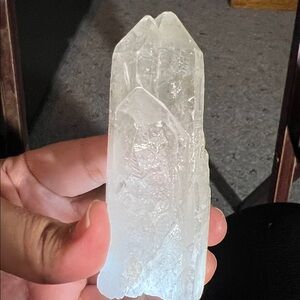 Clear Quartz Crystal Point - Natural Raw Specimen
